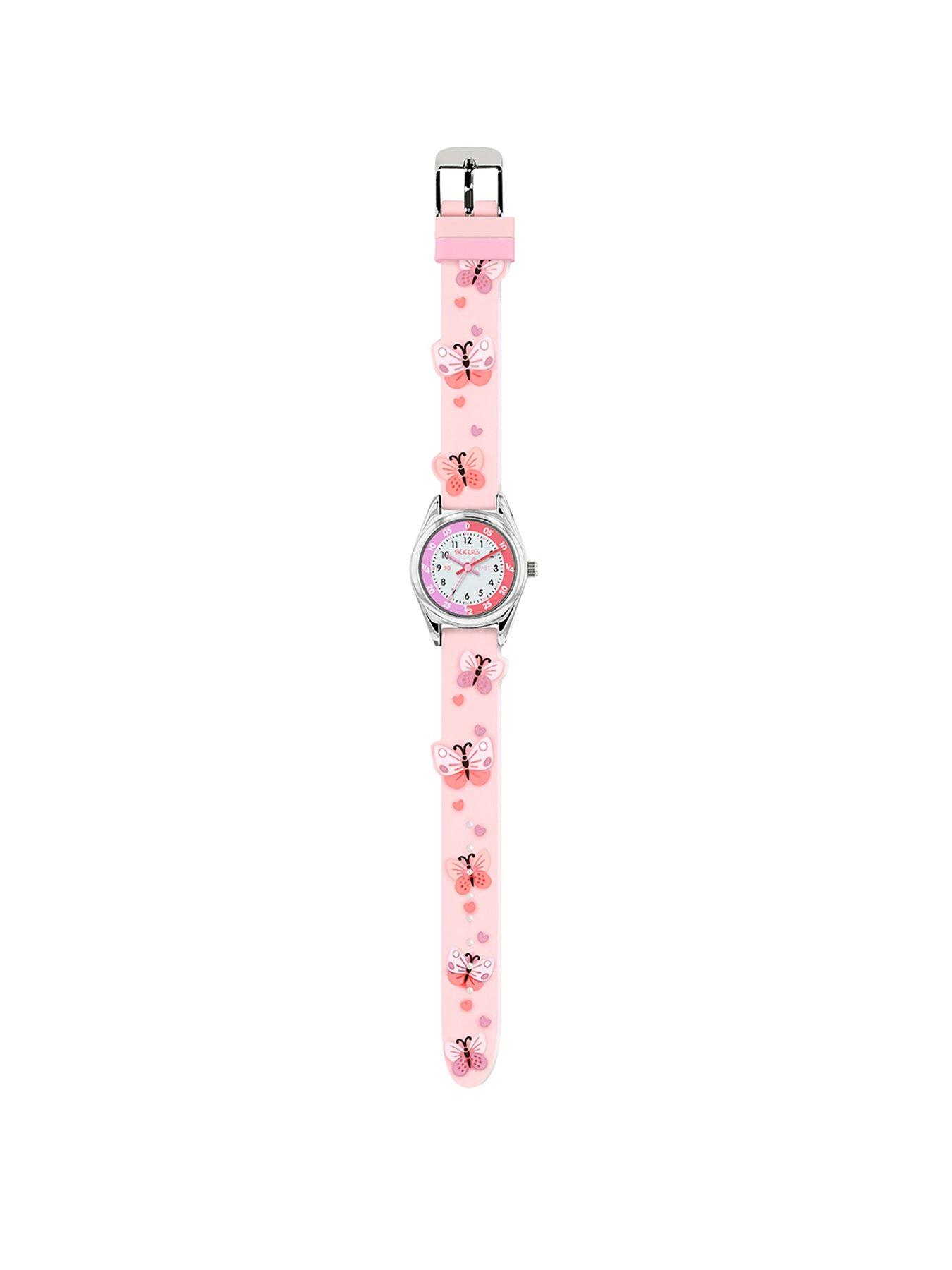 Tikkers purple glitter space time teacher watch on sale set