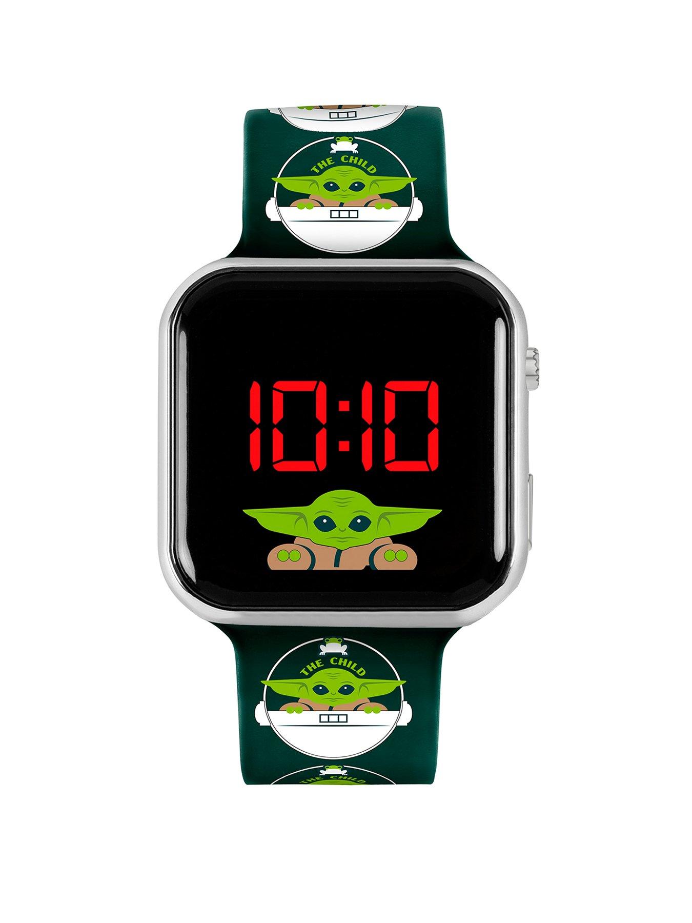 disney-mandalorian-black-led-watch-with-printed-silicone-strap