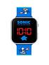  image of sonic-the-hedgehog-sega-sonic-the-hedgehog-blue-strap-led-watch