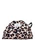  image of the-flat-lay-co-xxl-leopard-open-flat-makeup-bag