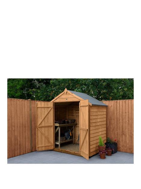 forest-overlap-dip-treated-6x4-apex-shed-no-window-double-door