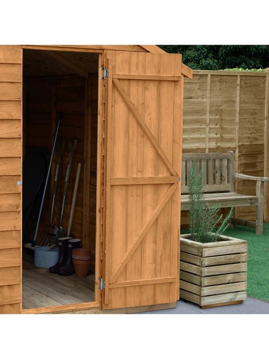 stillFront image of forest-overlap-dip-treated-8x6ft-apex-shed-no-window