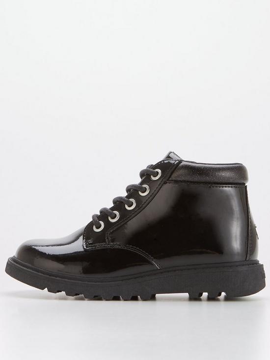 front image of v-by-very-toezonenbspgirls-patent-lace-up-school-boot-with-zip-black