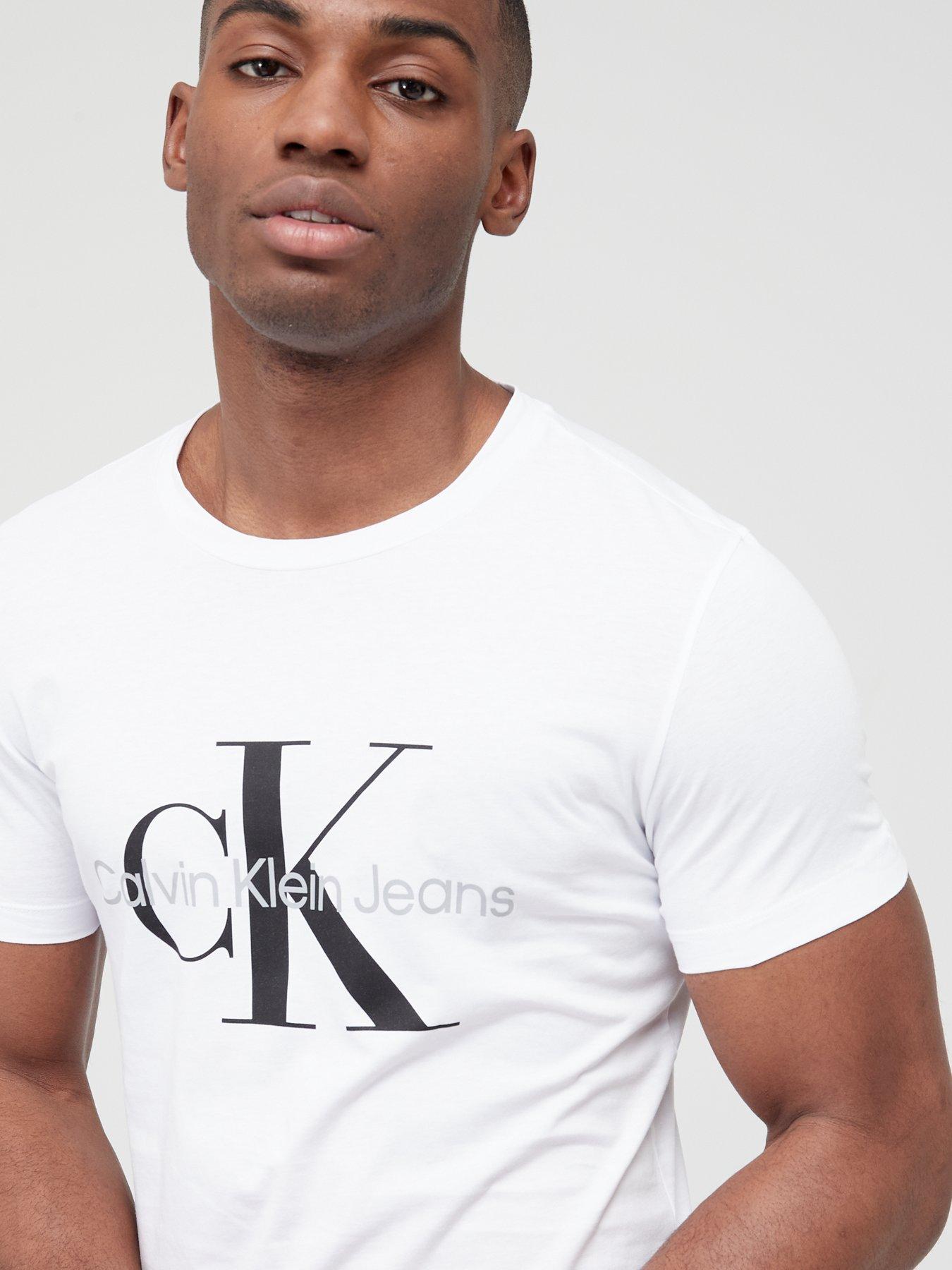  image of calvin-klein-jeans-monogram-logo-t-shirt-white