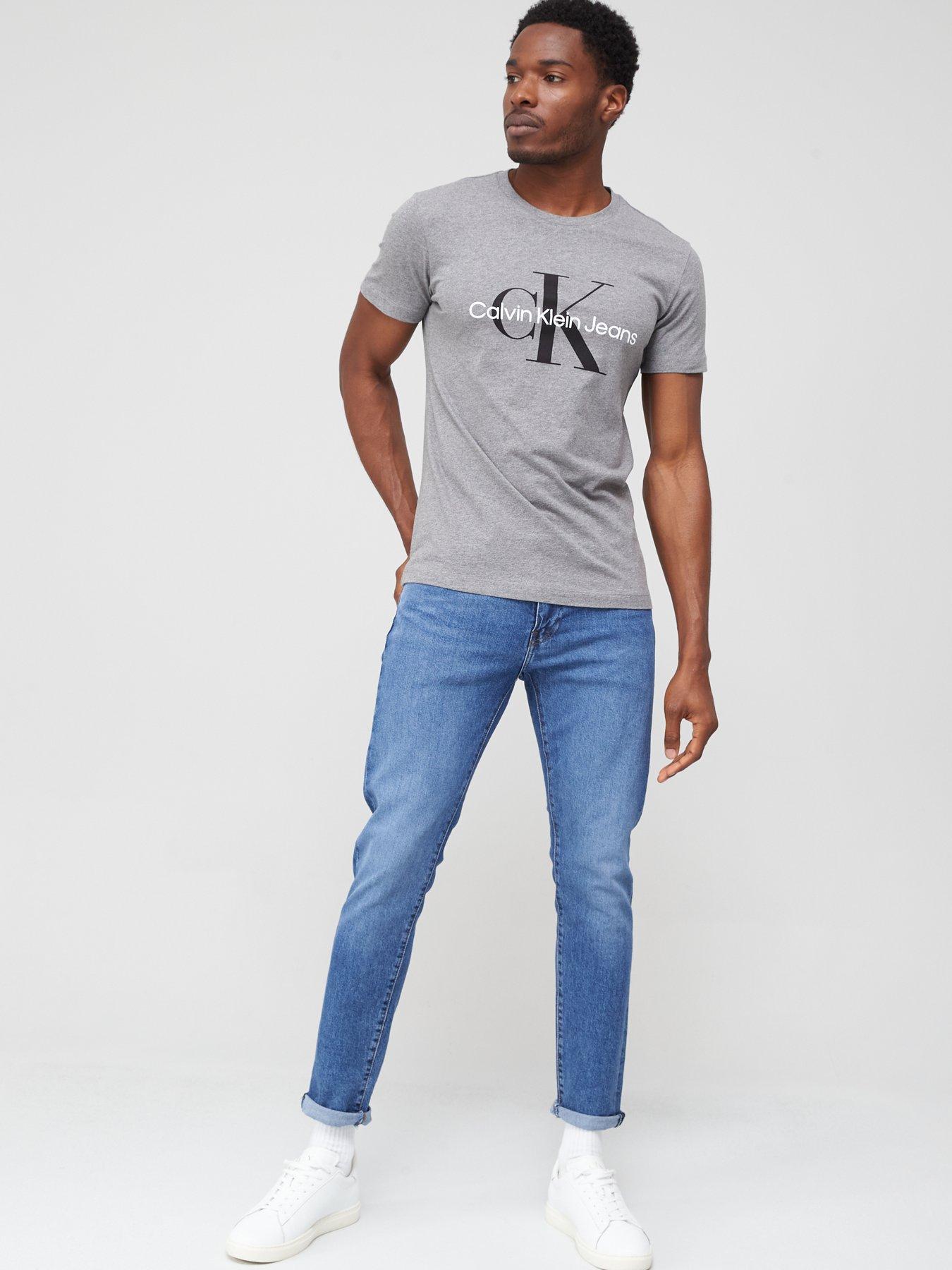 Calvin klein monogram clearance logo heather