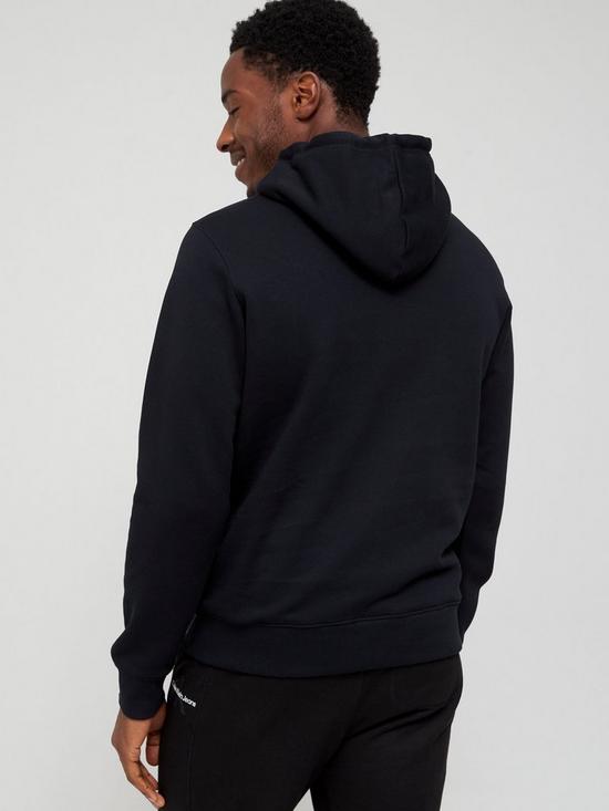 stillFront image of calvin-klein-jeans-monogram-logo-overhead-hoodie-blacknbsp