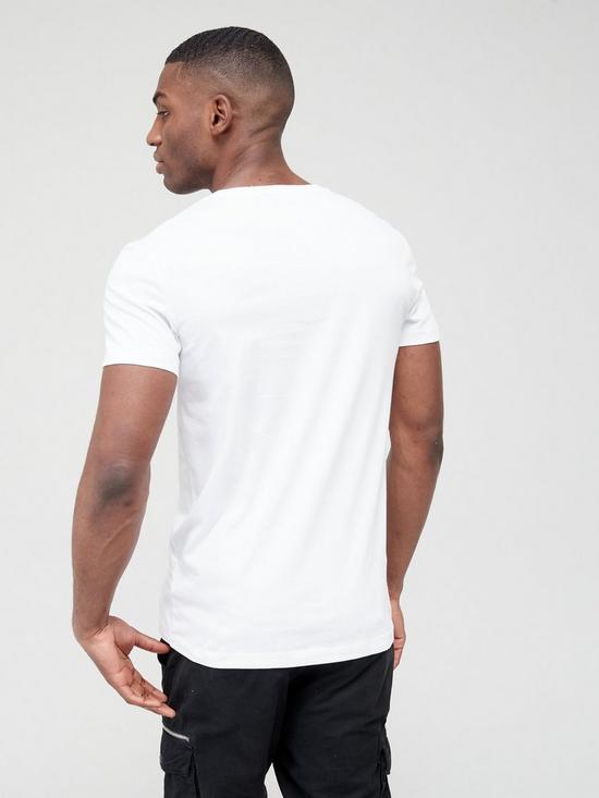 stillFront image of calvin-klein-jeans-institutional-logo-t-shirt-white