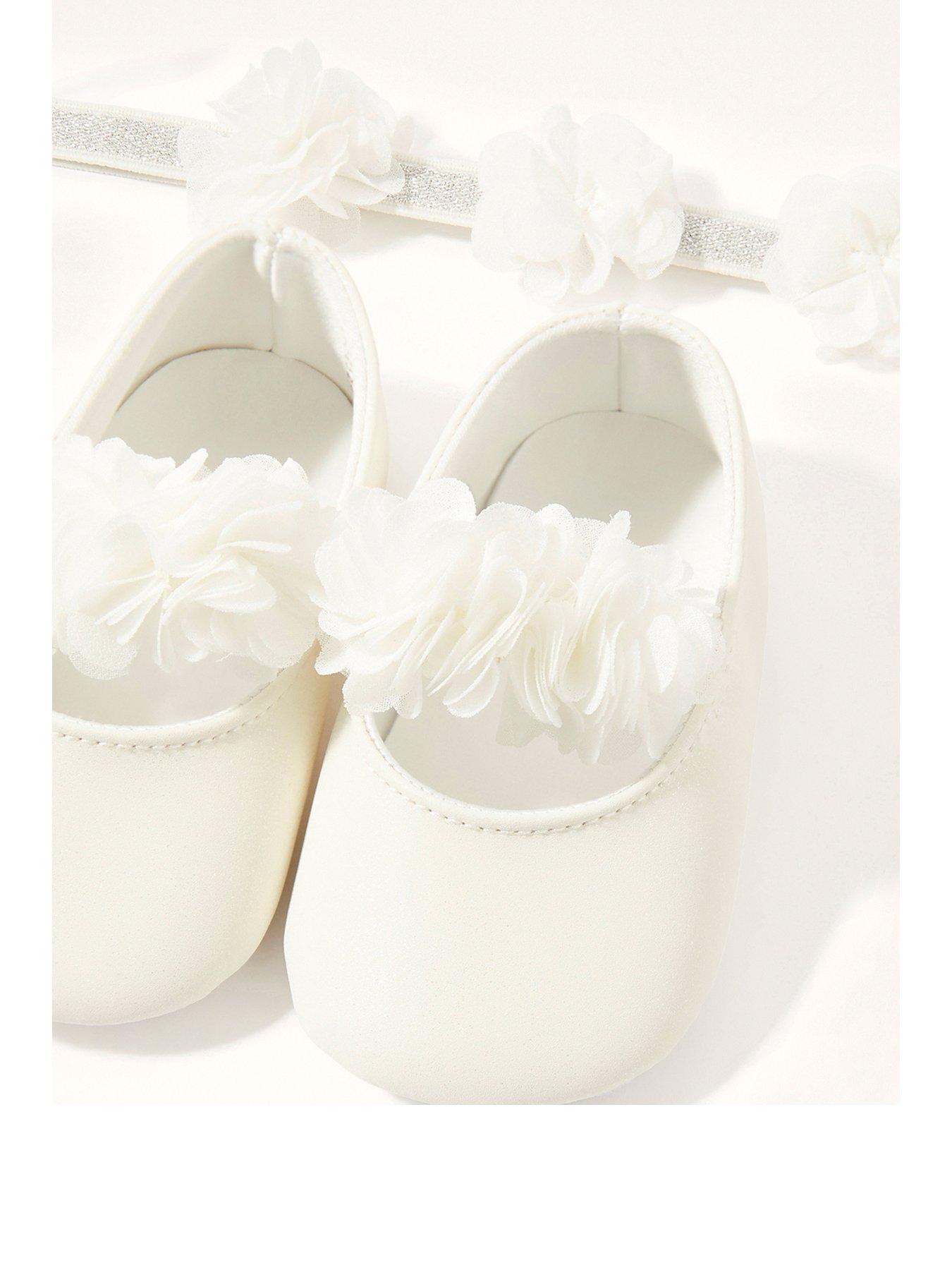 Monsoon store christening shoes