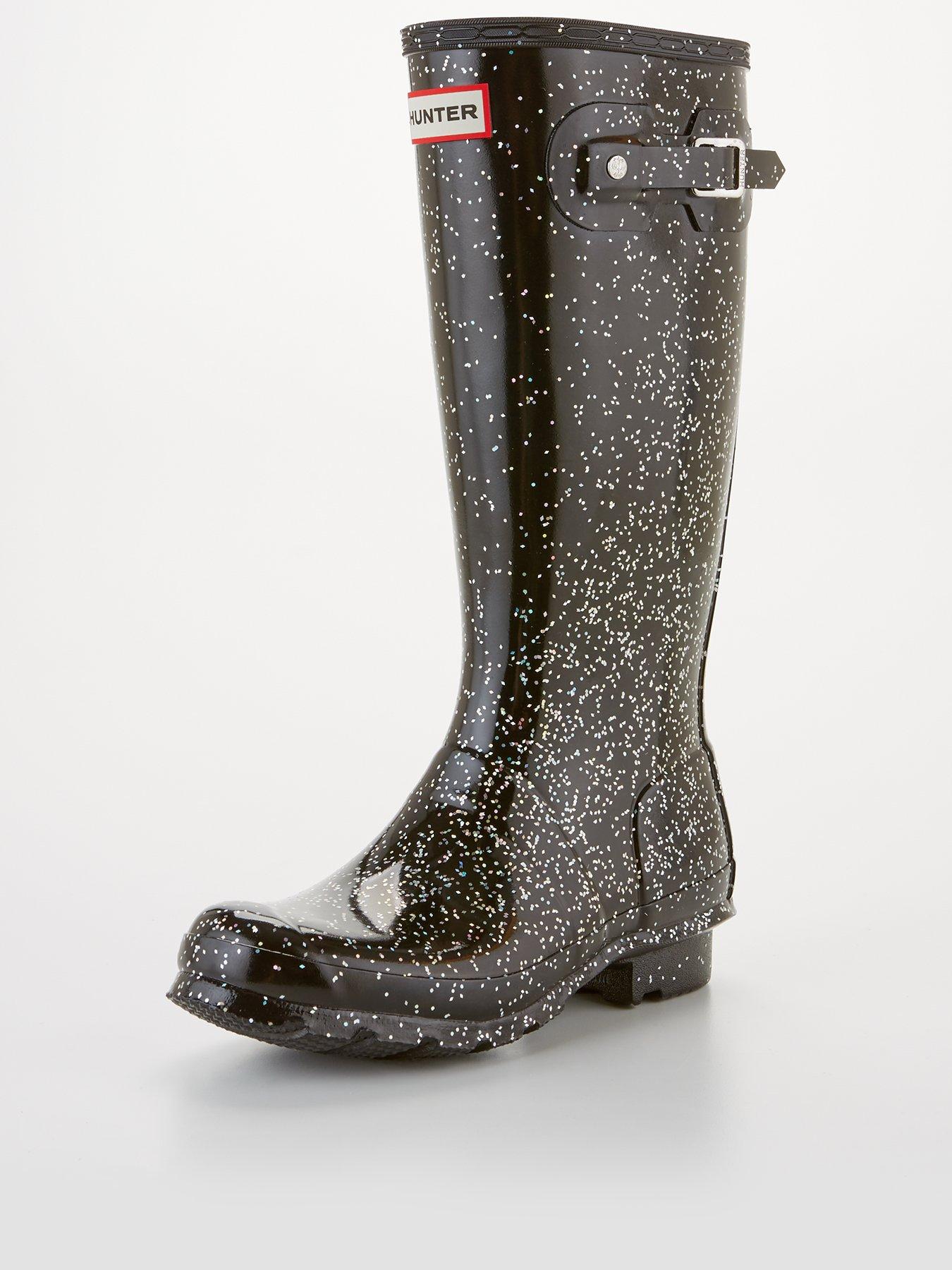 Sparkly hunter best sale rain boots