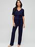  image of v-by-very-lettuce-edge-wrap-lounge-set-navy