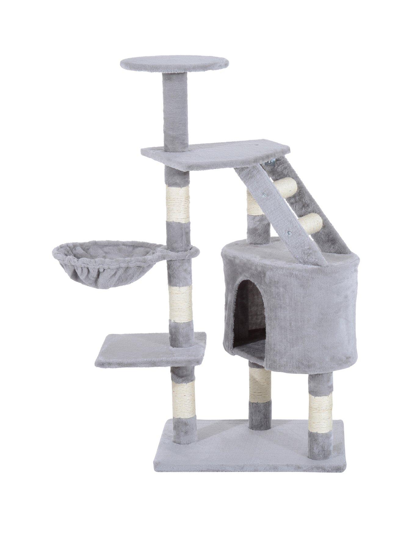 PawHut 125cm Cat Scratching Tower