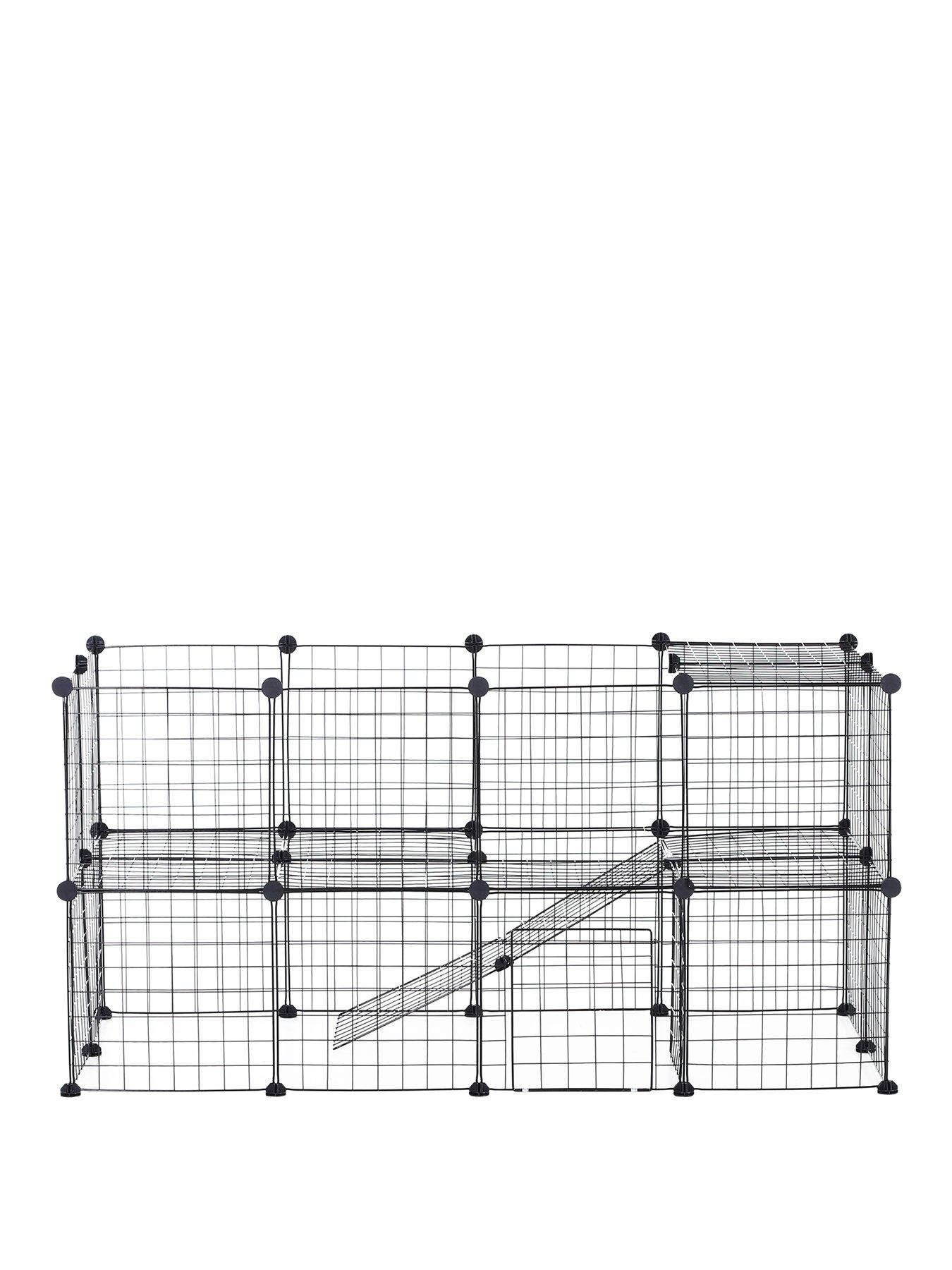 PawHut Small Animal Playpen Indoor Outdoor