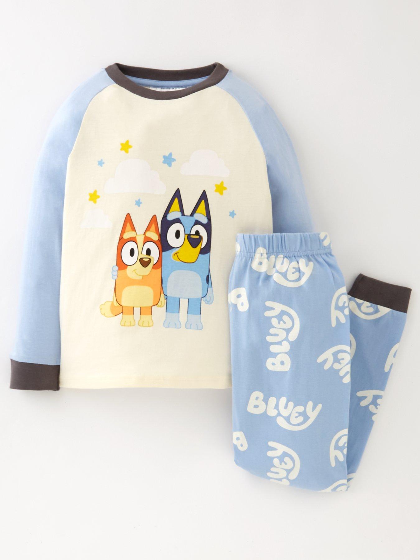 Bluey Unisex Bluey Raglan Pyjamas Blue