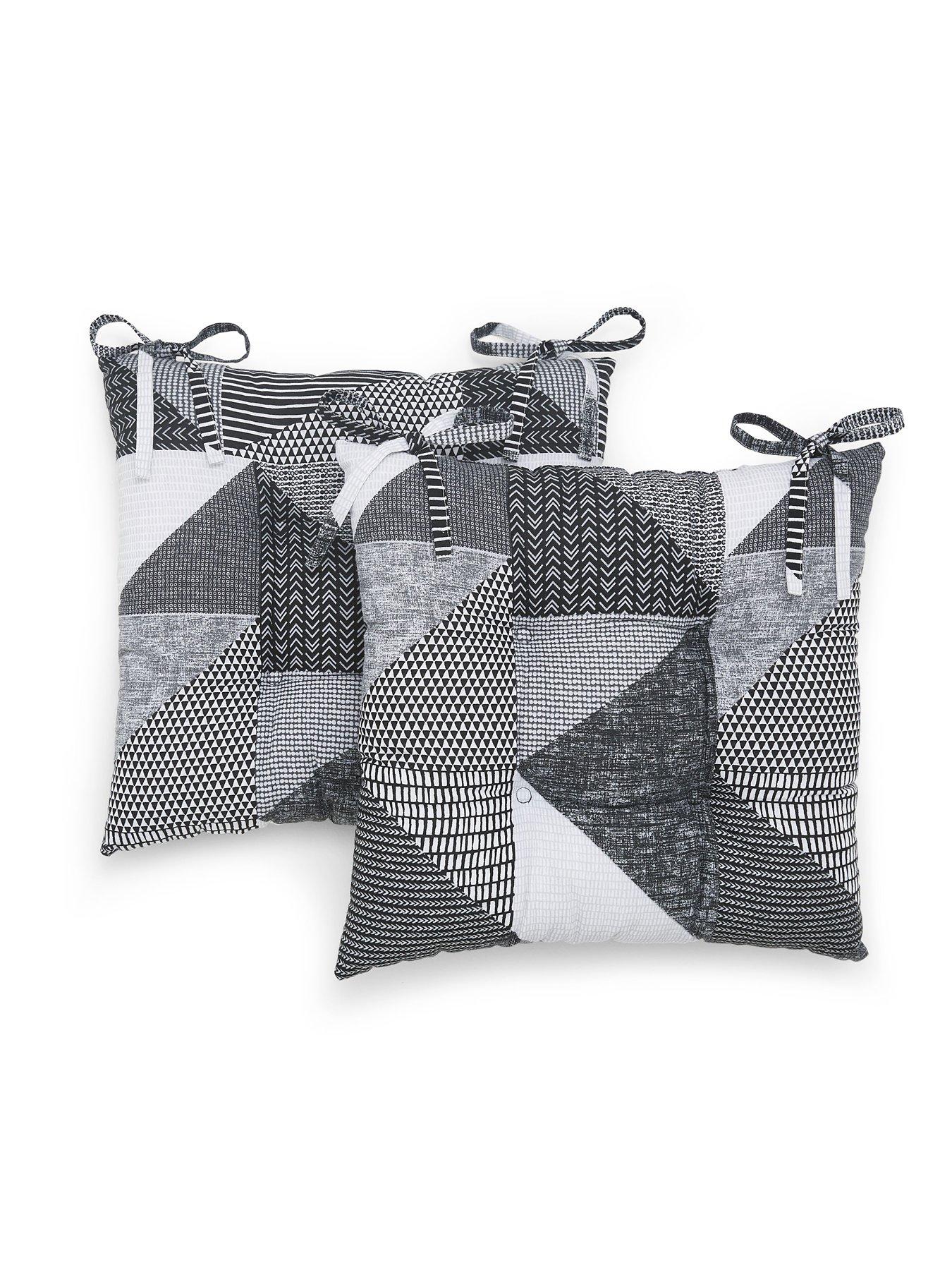 Catherine Lansfield Larsson Geo Seat Pack Of 2 Seats Pads