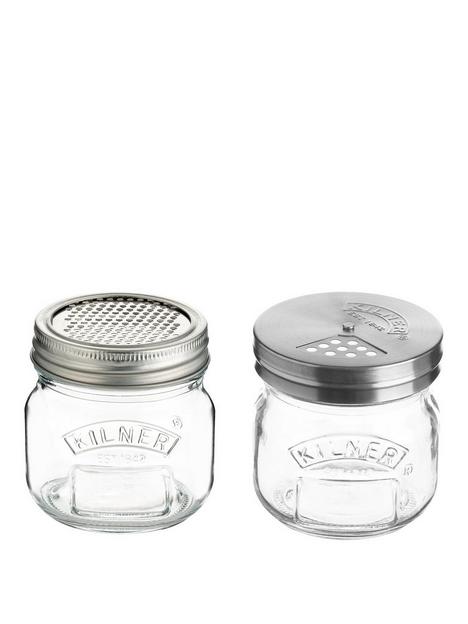 kilner-set-of-2-jars-fine-grater-shaker-jar