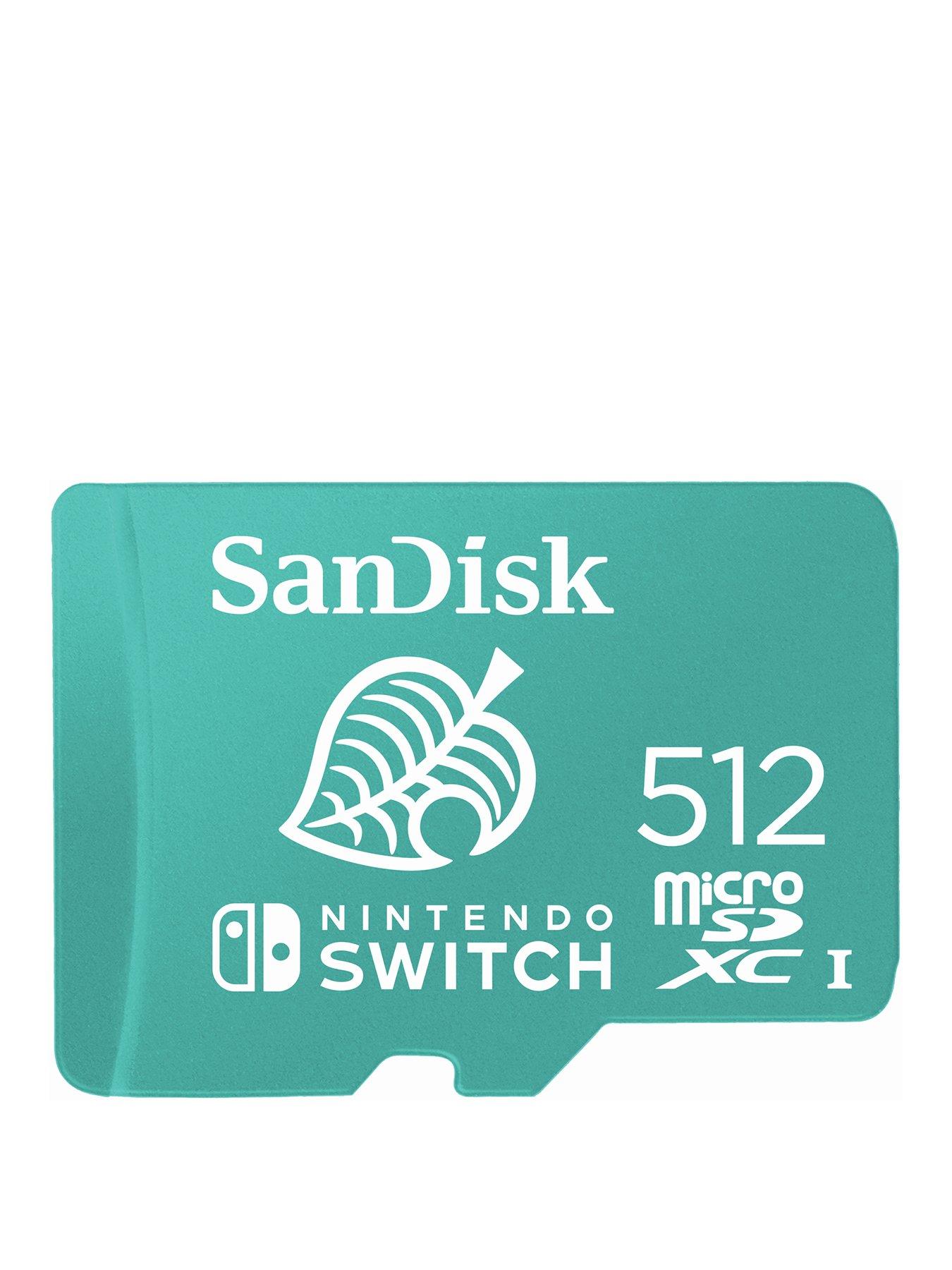SanDisk 512GB microSDXC UHS-I card for Nintendo Switch
