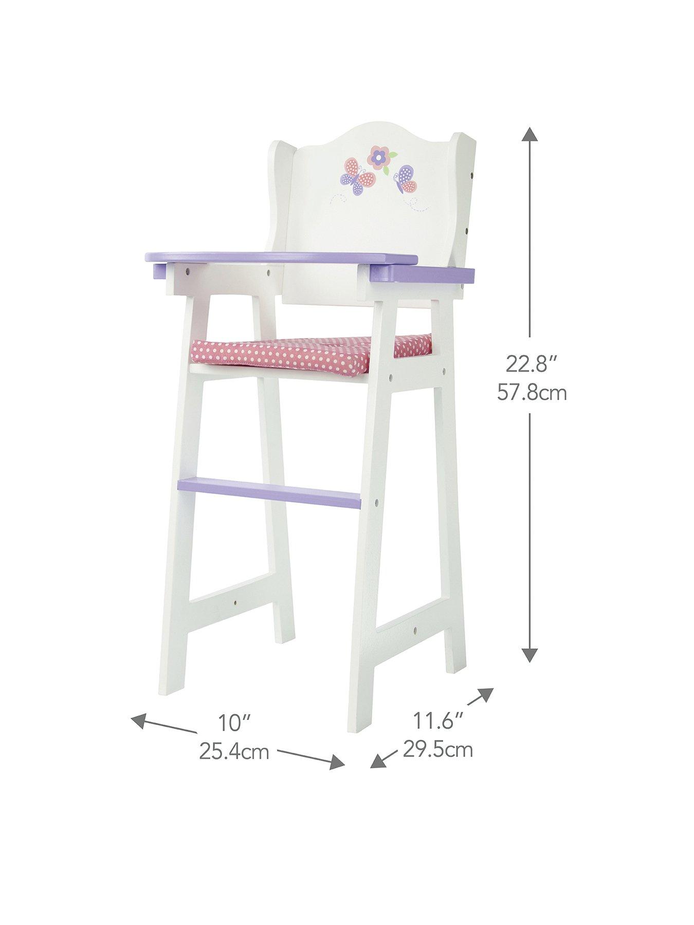 Image 2 of 6 of Teamson Kids Olivia's Little World - Little Princess Baby Doll High Chair