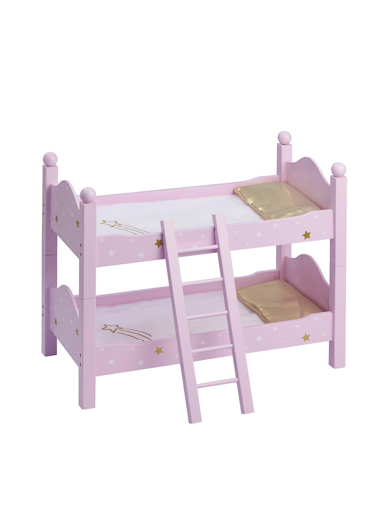 Image 3 of 7 of Teamson Kids Olivia's Little World - Doll Twinkle Stars Double Bunk Bed
