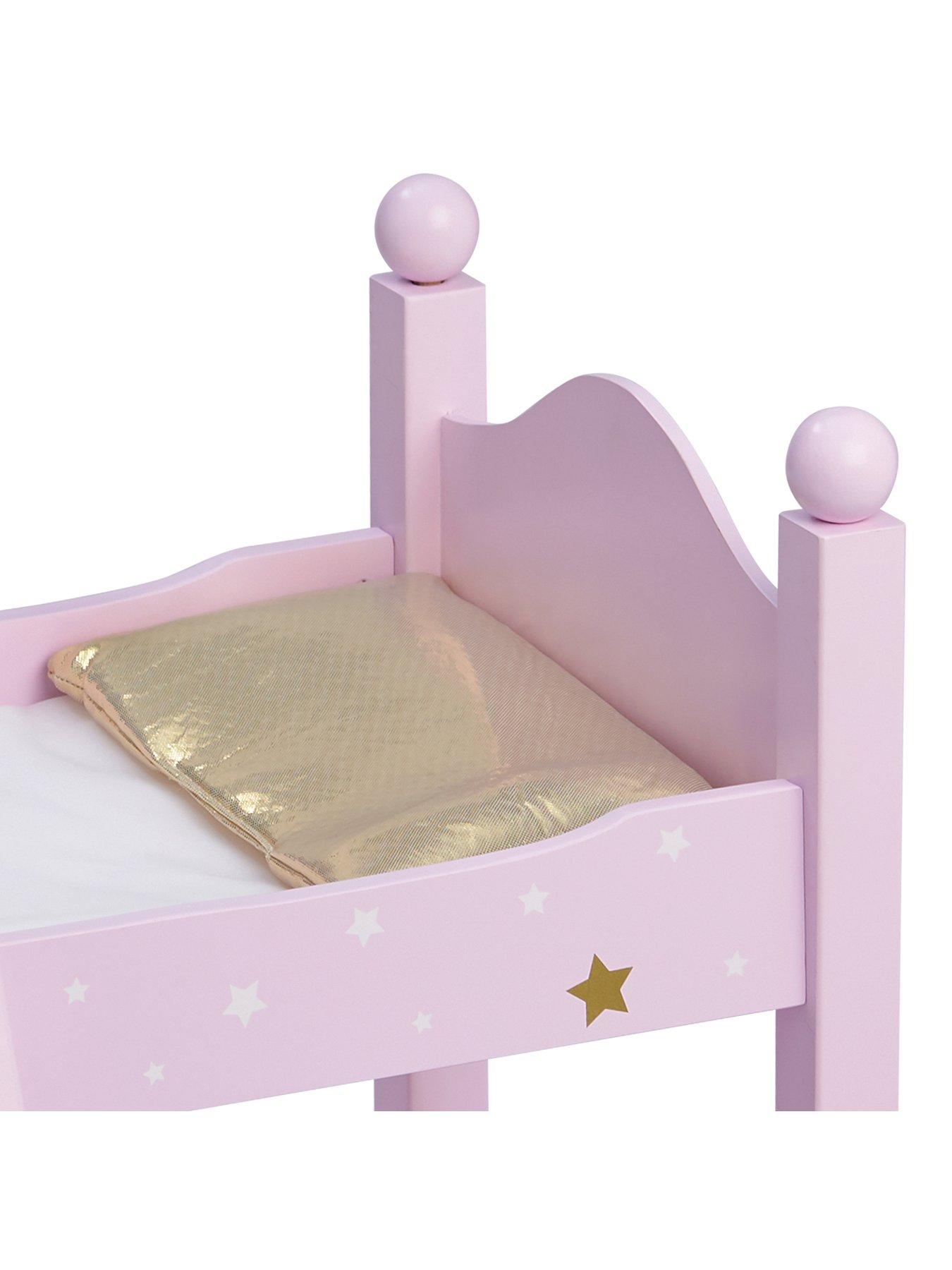 Image 6 of 7 of Teamson Kids Olivia's Little World - Doll Twinkle Stars Double Bunk Bed