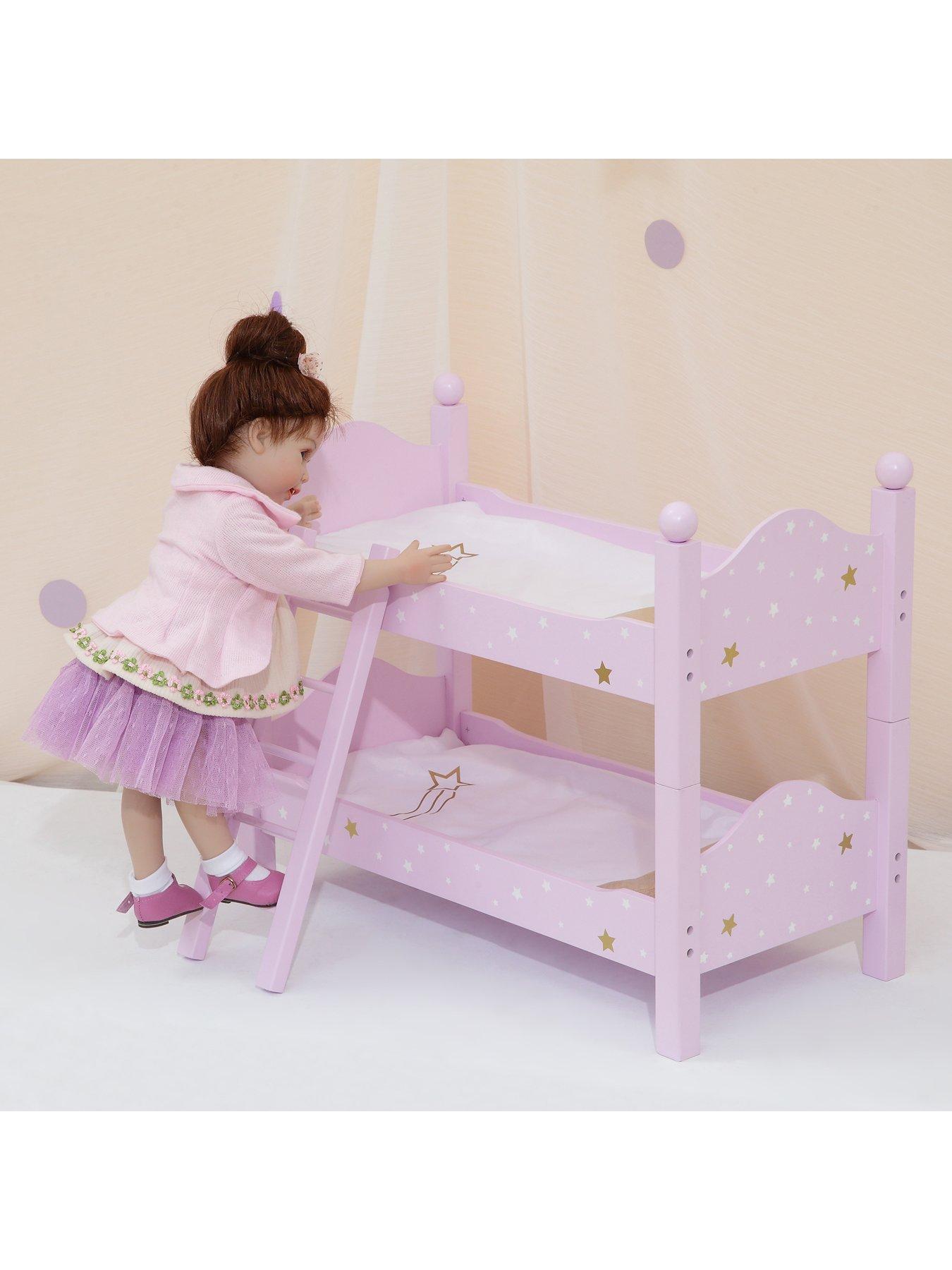 Image 7 of 7 of Teamson Kids Olivia's Little World - Doll Twinkle Stars Double Bunk Bed
