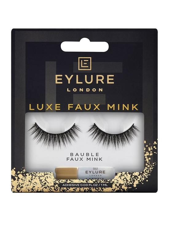 front image of eylure-luxe-faux-mink-bauble-eyelashes