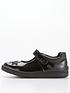  image of v-by-very-toezonenbspmary-jane-leather-lights-school-shoe-black
