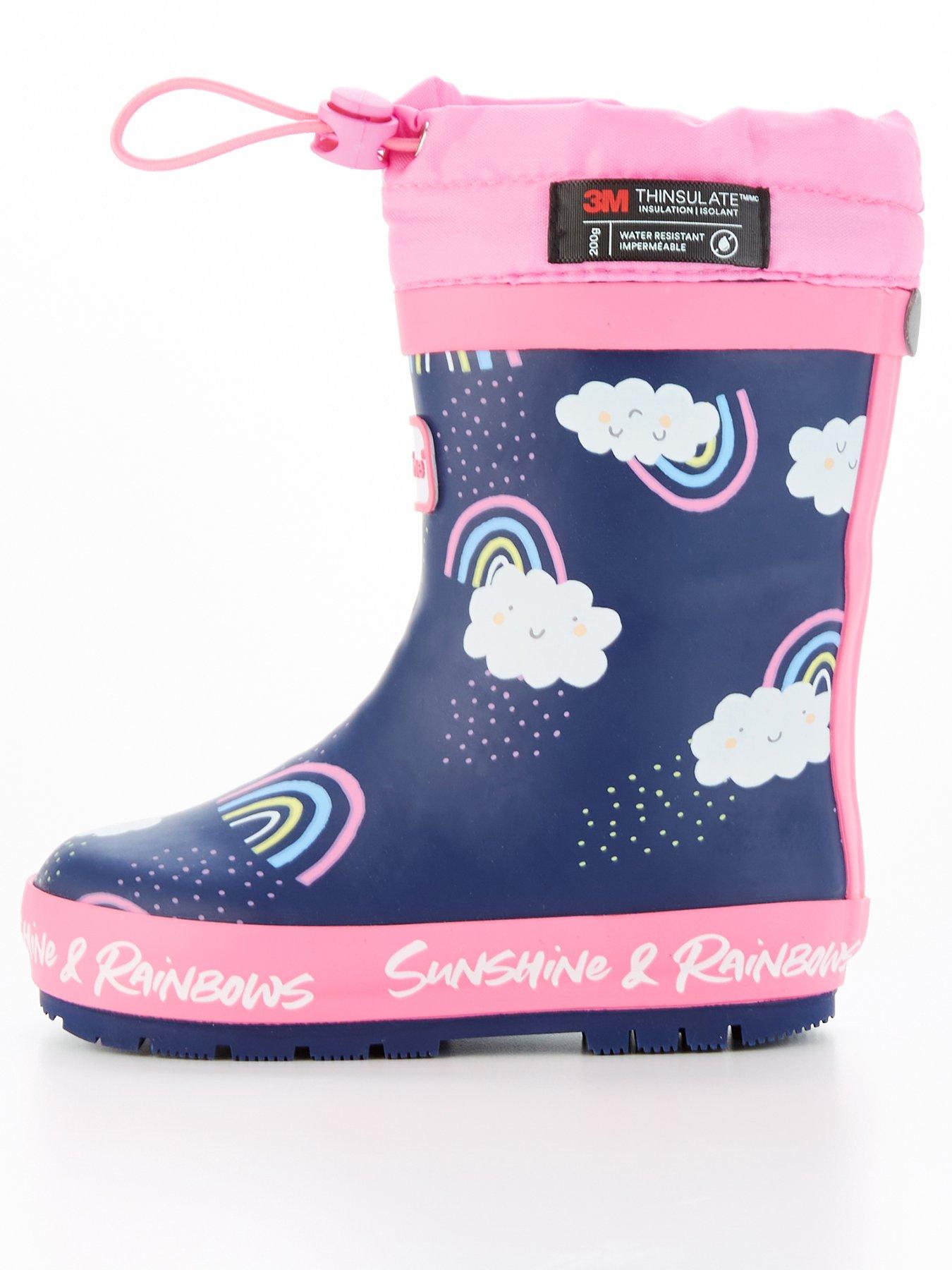 Girls 2025 thinsulate wellies