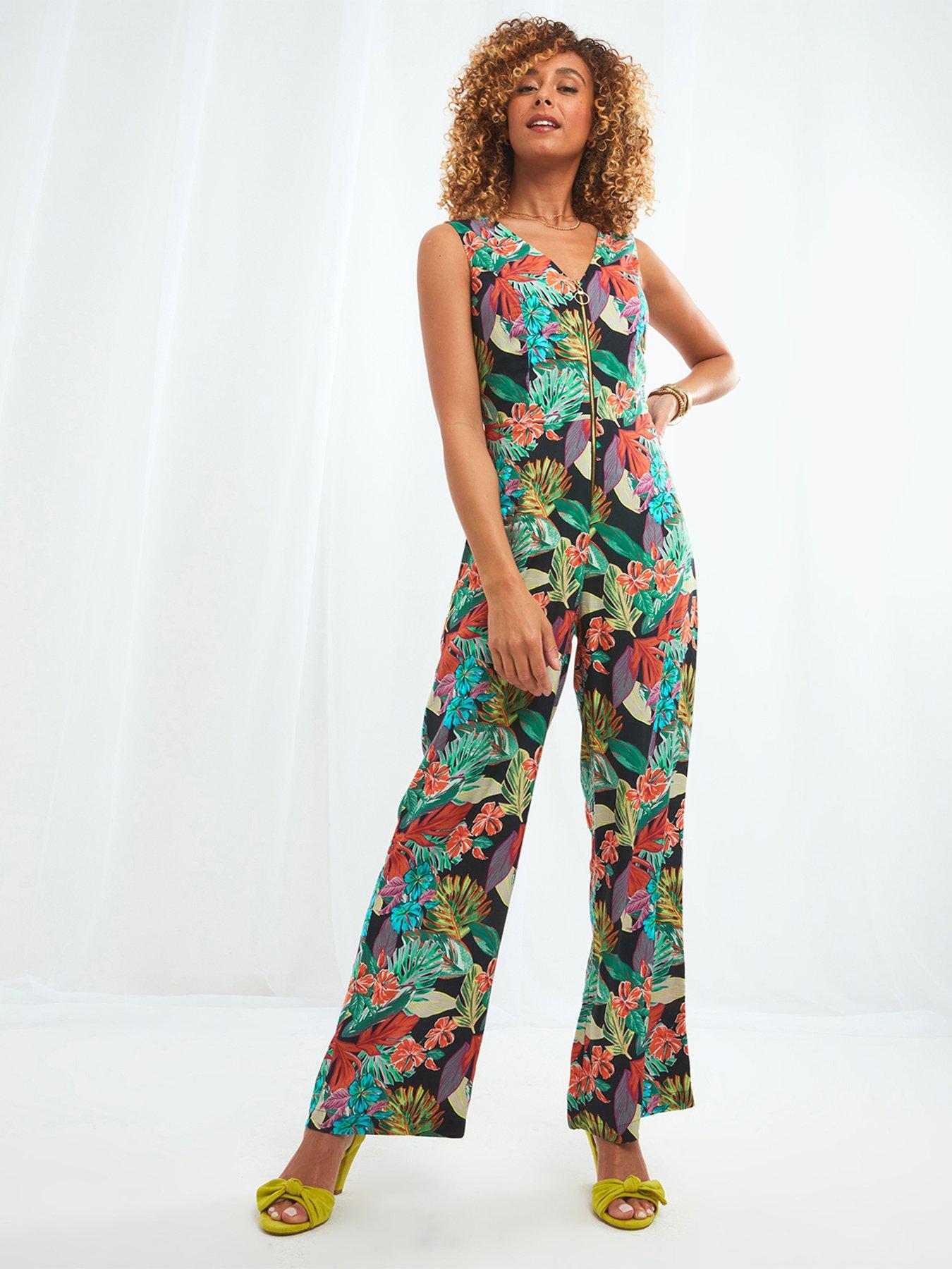 Joe Browns Totally Tropical Jumpsuit -blue | littlewoods.com