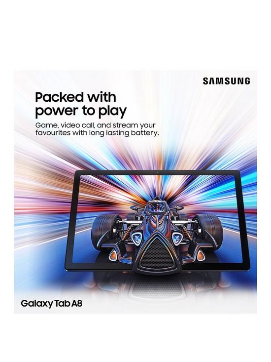 stillFront image of samsung-galaxy-tab-a8-105in-tablet-32gb-lte-silver