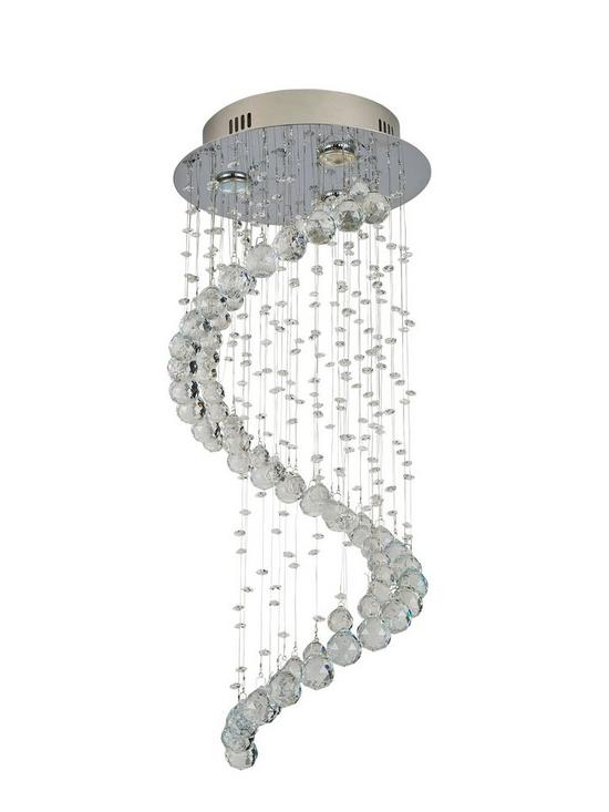 stillFront image of very-home-spiral-droplet-chandelier