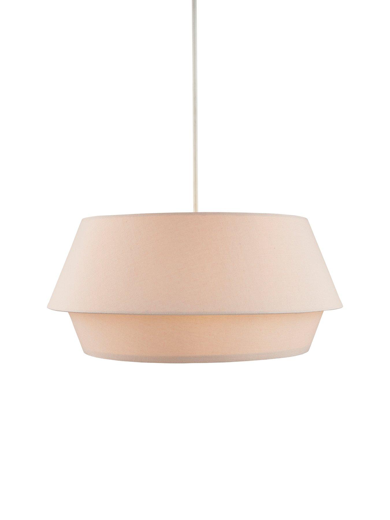 The Very Collection Linen Light Shade - Pink