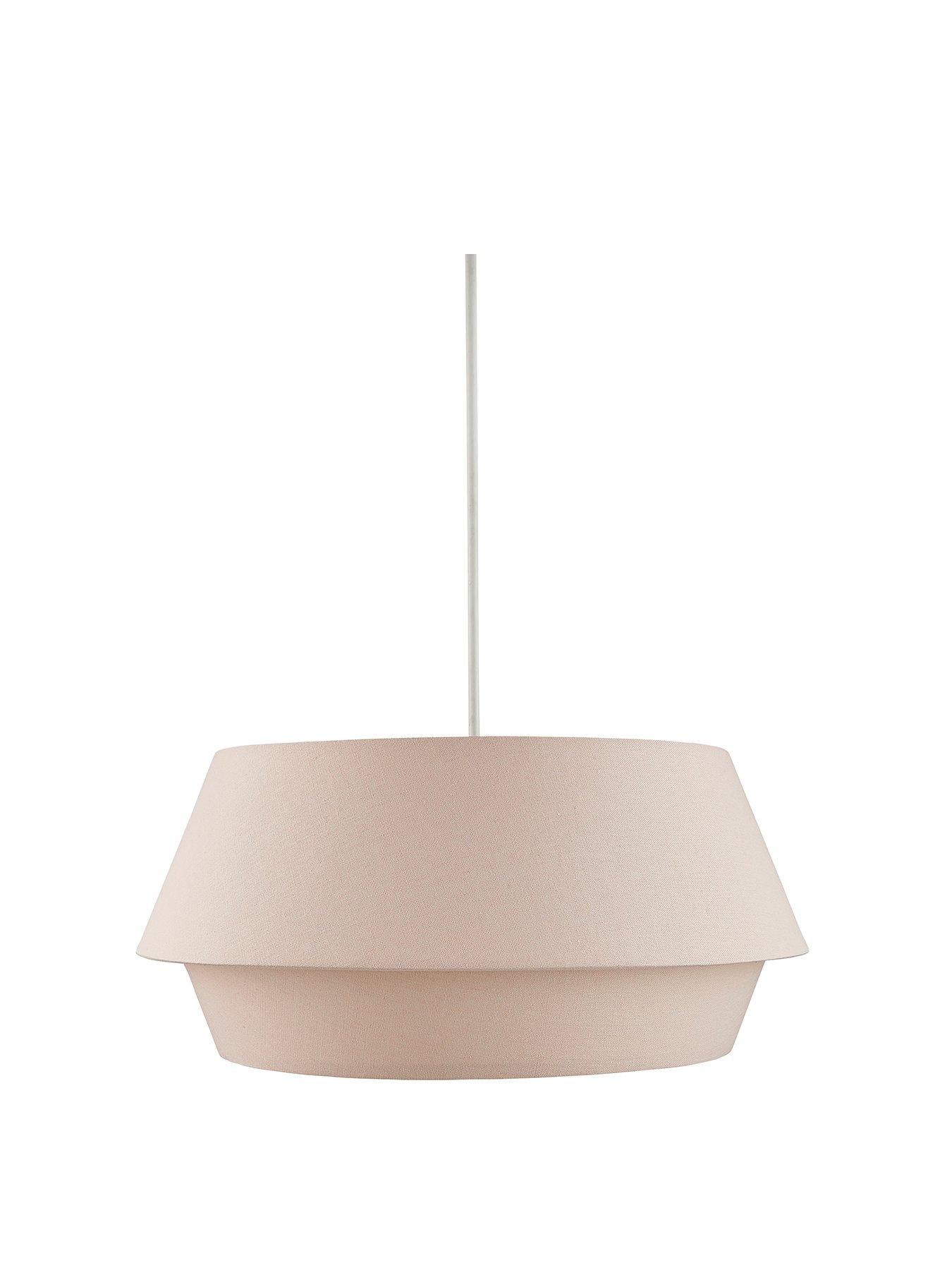 Image 2 of 3 of The Very Collection Linen Light Shade - Pink