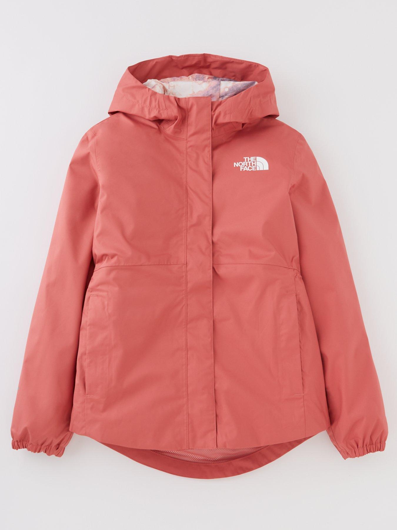 THE NORTH FACE Girls Antora Rain Jacket Pink