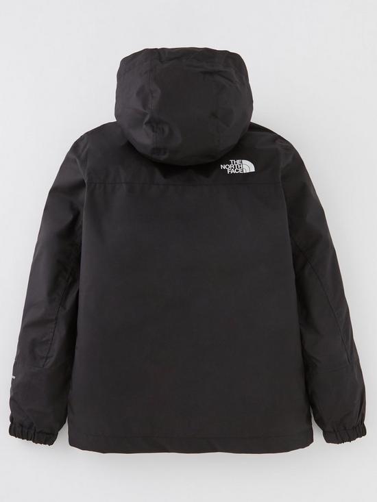 back image of the-north-face-boys-antora-rain-jacket-black