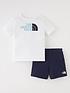  image of the-north-face-toddler-cotton-summer-set-navywhite
