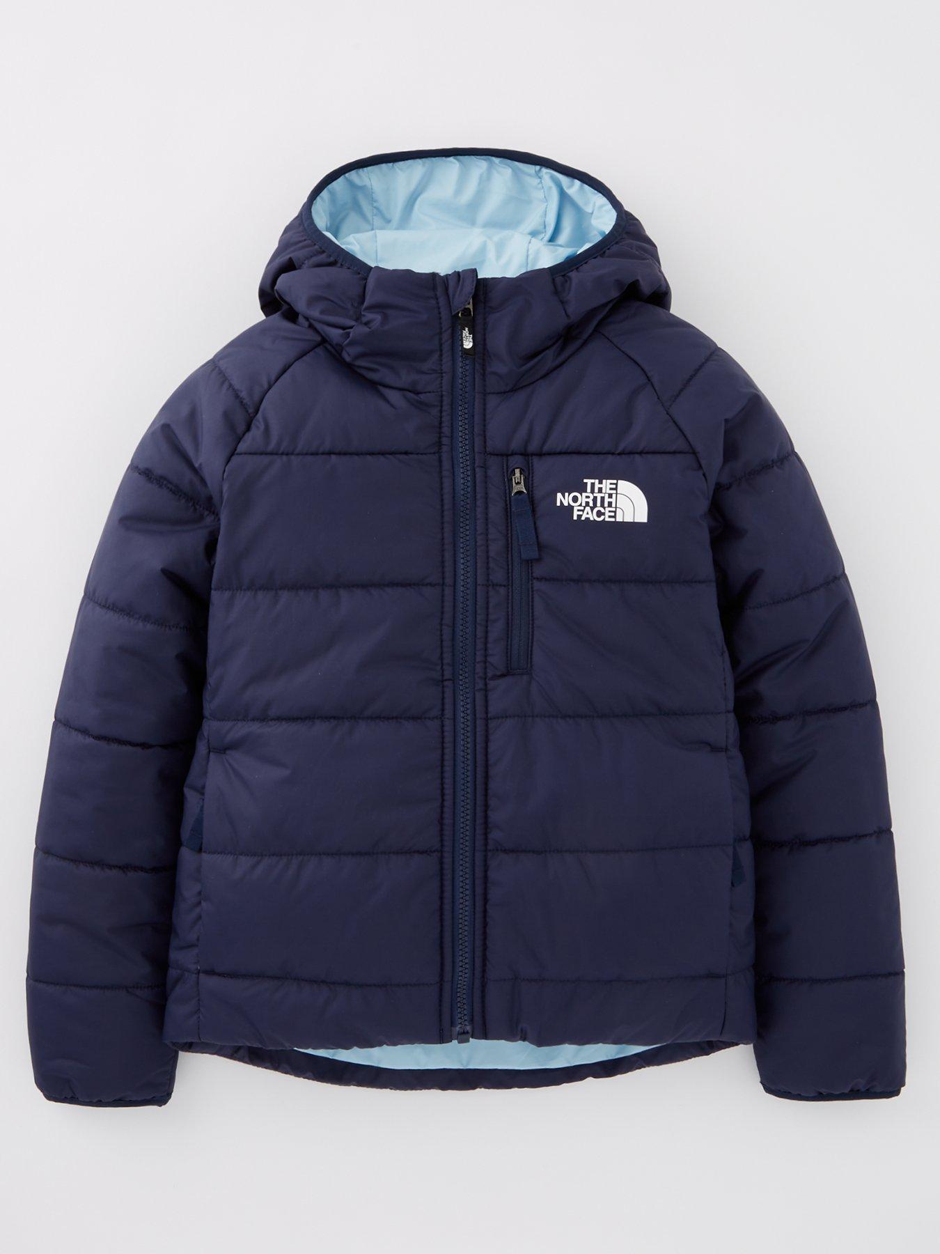 THE NORTH FACE Girls Reversible Perrito Jacket Navy blue littlewoods