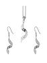  image of evoke-sterling-silver-crystal-pendant-and-hook-earrings-set-with-18-inch-curb-chain