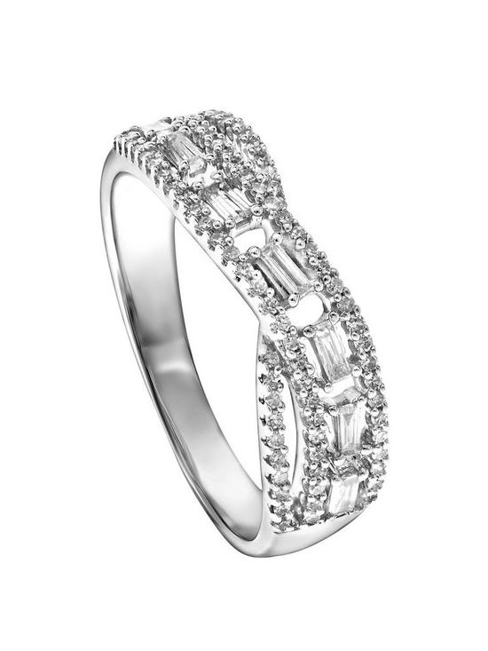 front image of love-gold-9ct-white-gold-028ct-diamond-crossover-band-ring