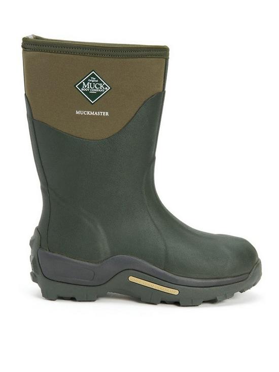 front image of muck-boots-muckmaster-mid-wellington-moss