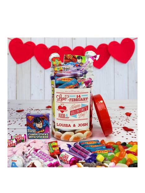 be-my-valentine-personalised-sweet-jar