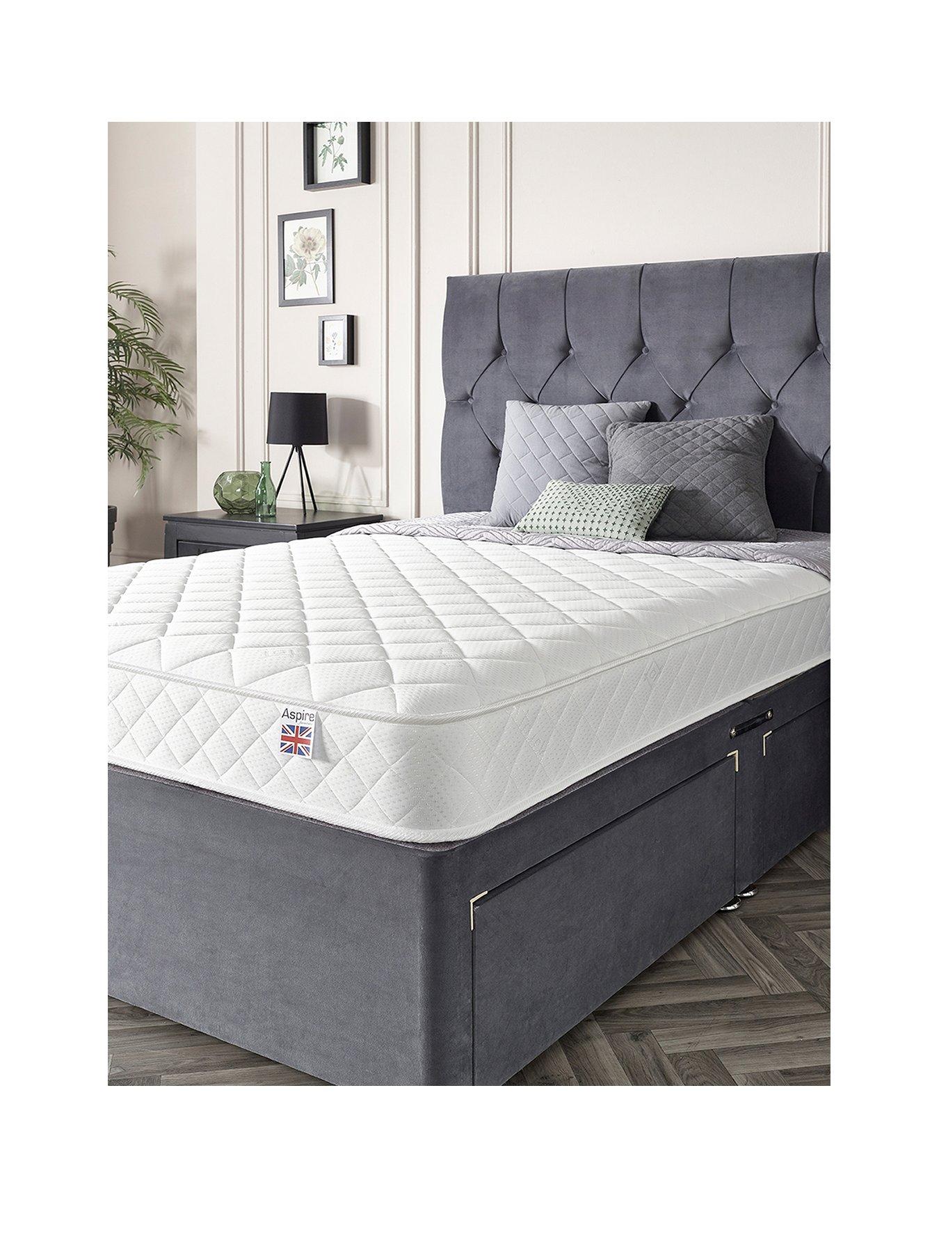 Details about   MEMORY FOAM MATTRESS ORTHOPAEDIC 3FT 4FT 5FT DOUBLE KING COVER 6" 8" 10" 12" 