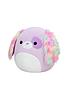  image of squishmallows-16-lilac-dog-fluffy-ears-and-tummy