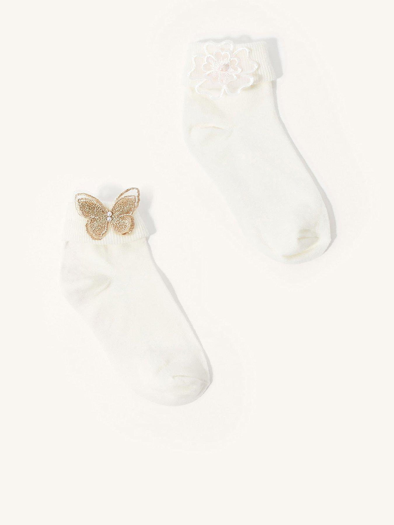 monsoon-girls-2-pack-butterfly-amp-flower-socks-multi