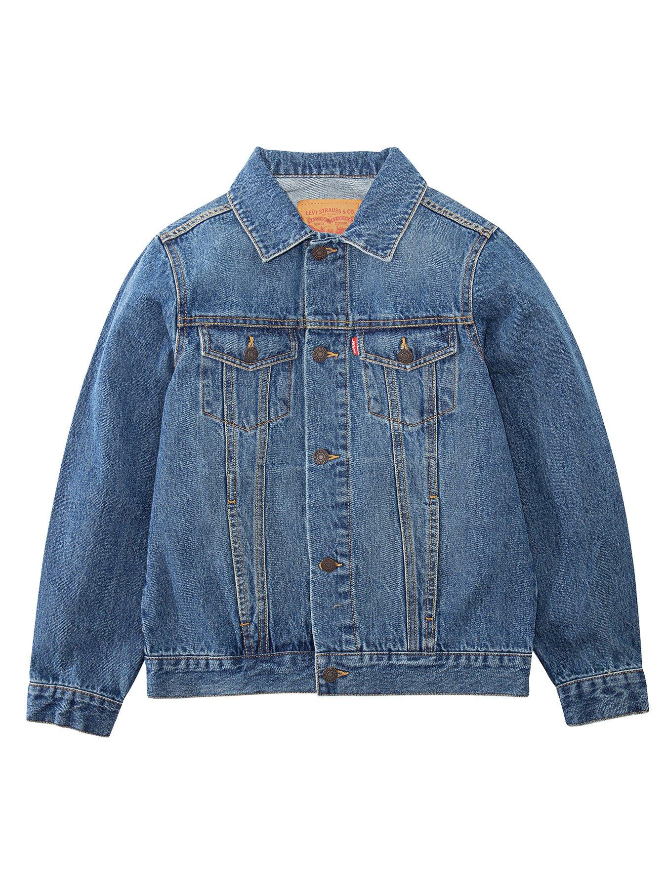 Levis jean jacket hot sale kids