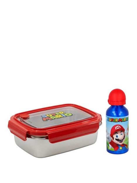mario-lunch-box-and-water-bottle