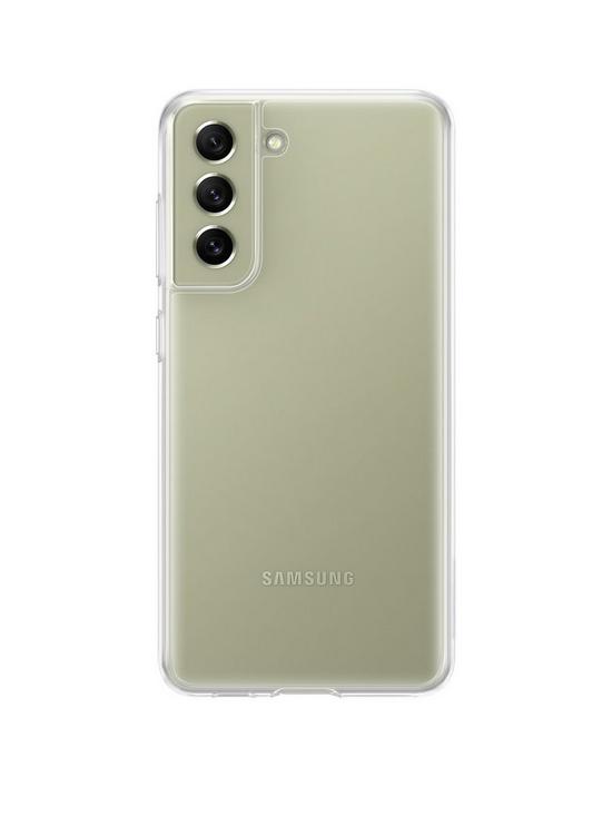 front image of samsung-premium-clear-cover-for-s21-fe