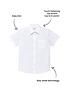  image of everyday-girls-3-pack-recycled-polyester-short-sleeve-blouses-white