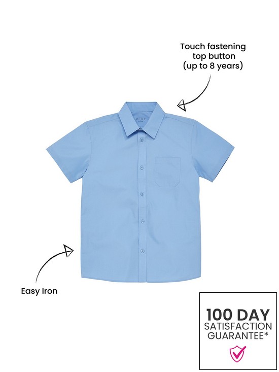 back image of everyday-boys-3-packnbspshort-sleeve-shirts-blue