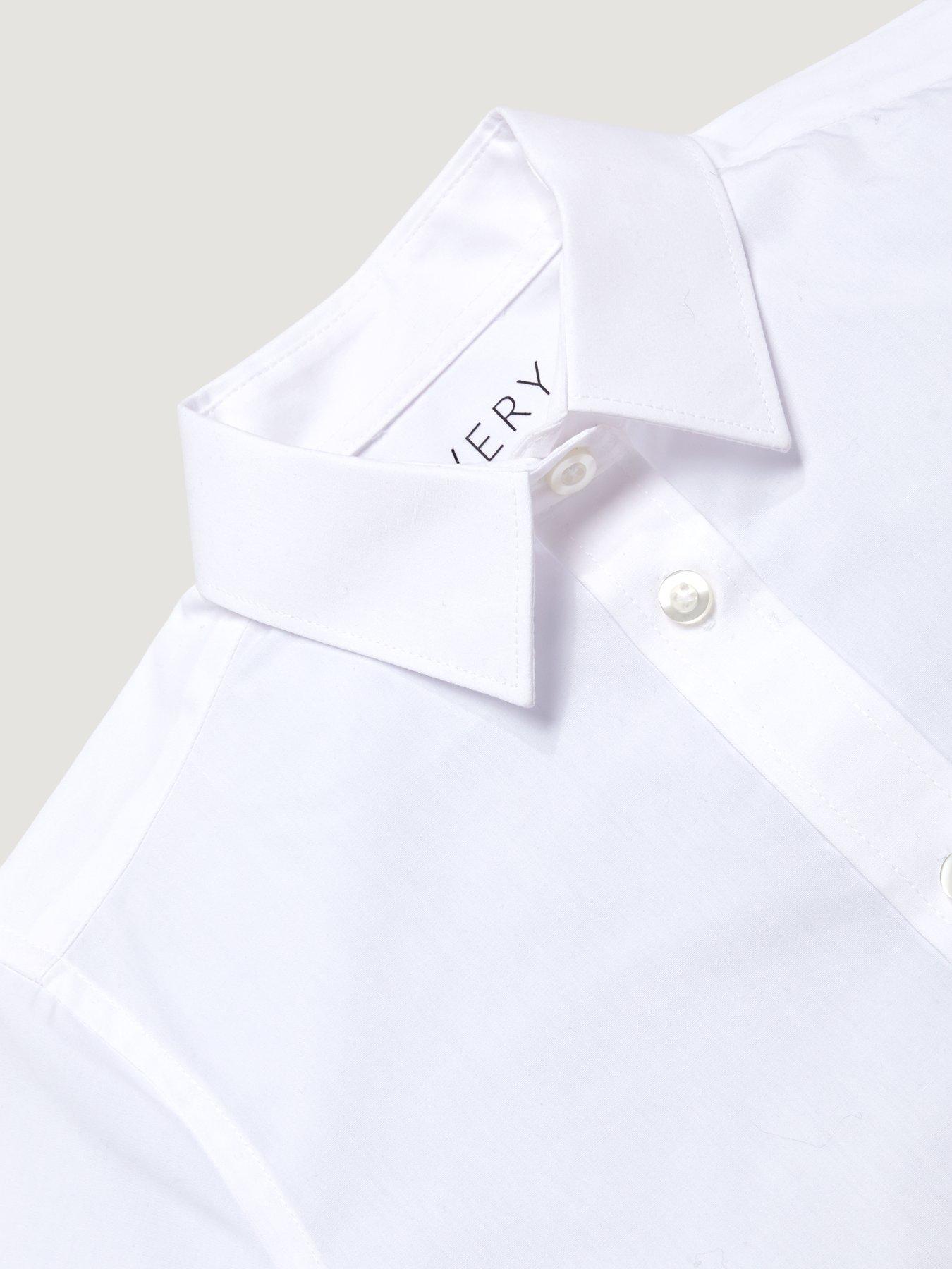  image of the-very-collection-boys-3-packnbspshort-sleeve-schoolnbspshirts-white