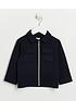  image of river-island-mini-mini-boys-quilted-shacket-navy